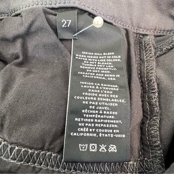 J Brand Frayed Distressed Black Skinny Jeans 27 - Picture 12 of 12